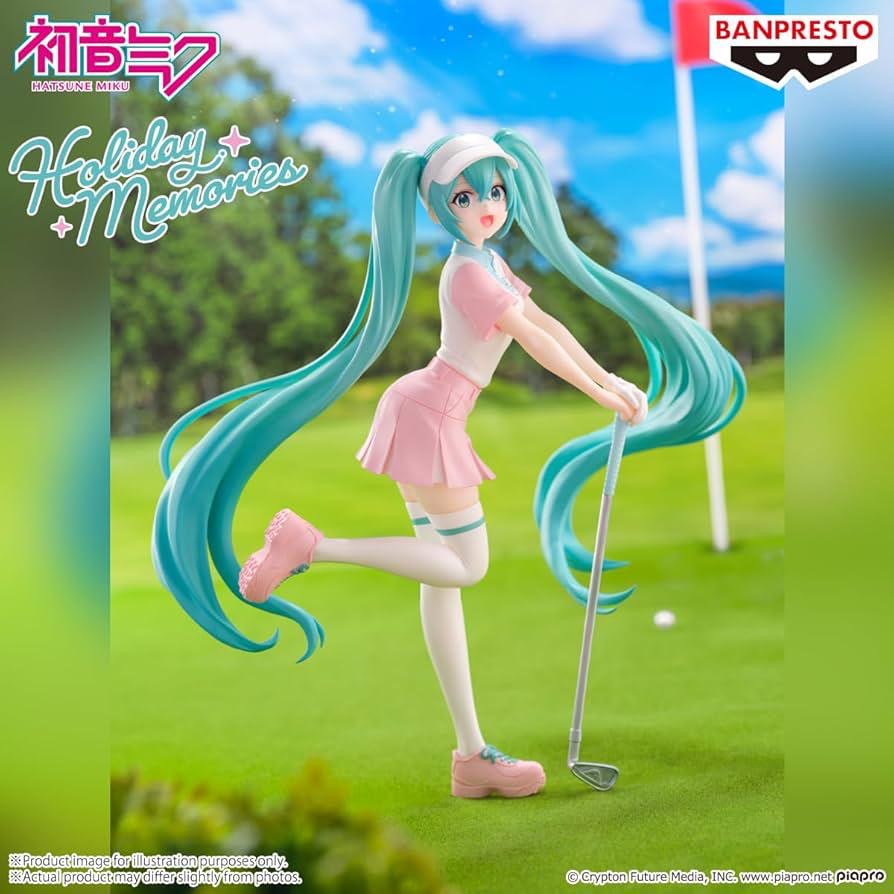 Hatsune Miku Figure Holiday Memories Mountain Climbing GOlf